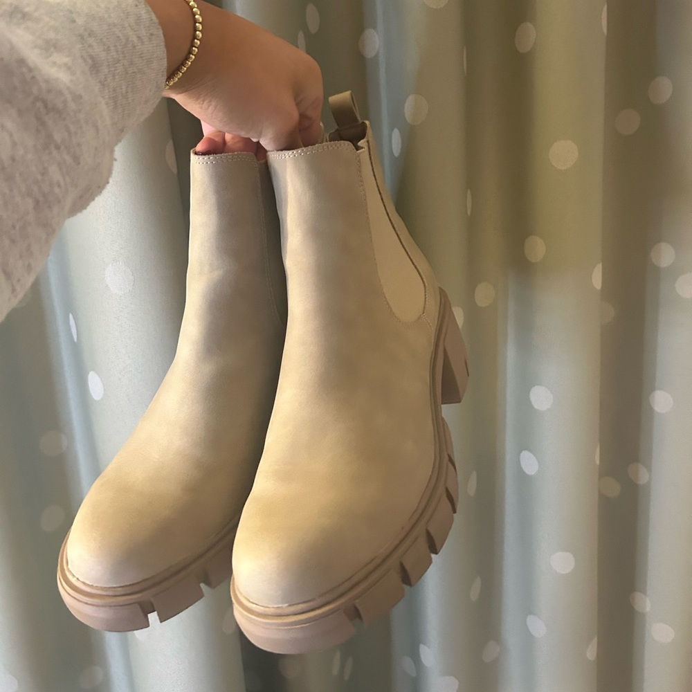 Beige Booties - Picture 2 of 6
